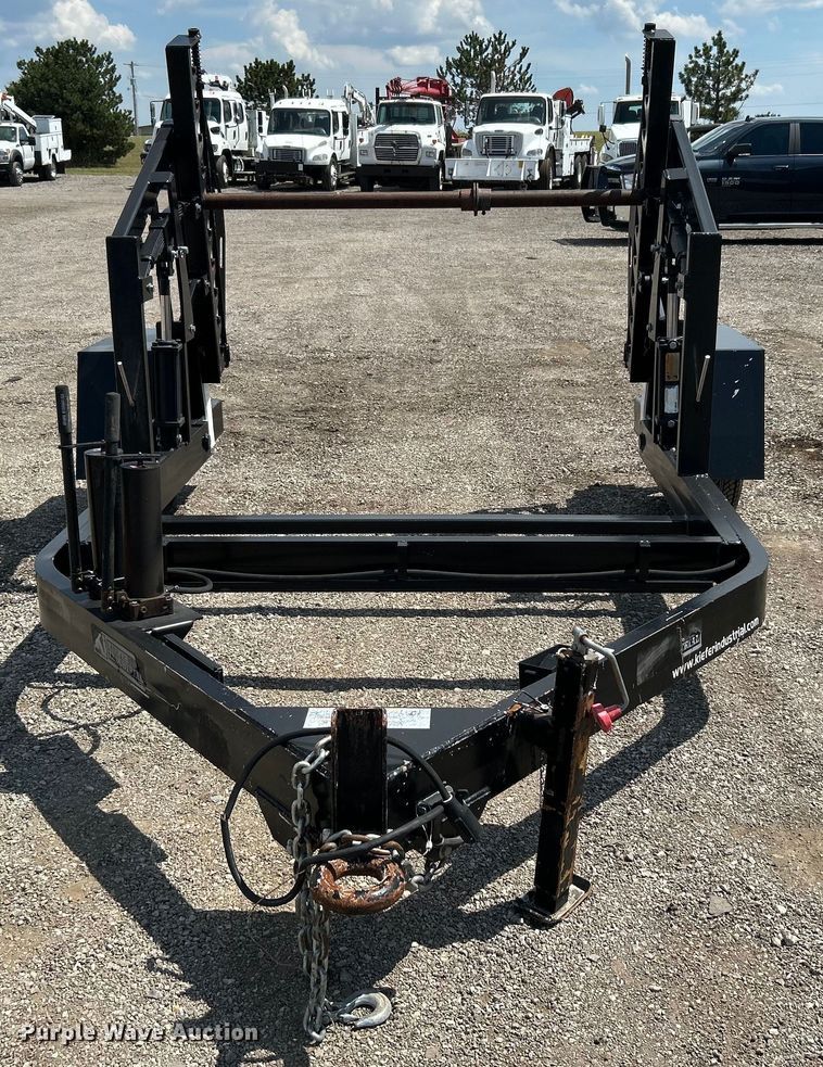 image for item EG0996 2008 Kiefer Built reel trailer