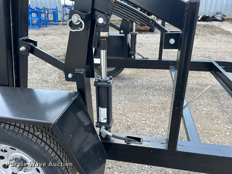 image for item EG0996 2008 Kiefer Built reel trailer