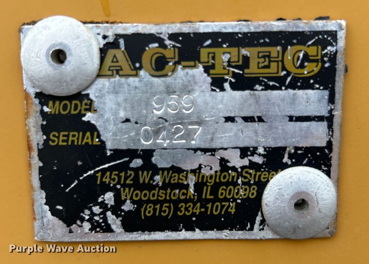 image for item EG1013 2004 Vac-Tec 959 vacuum excavator