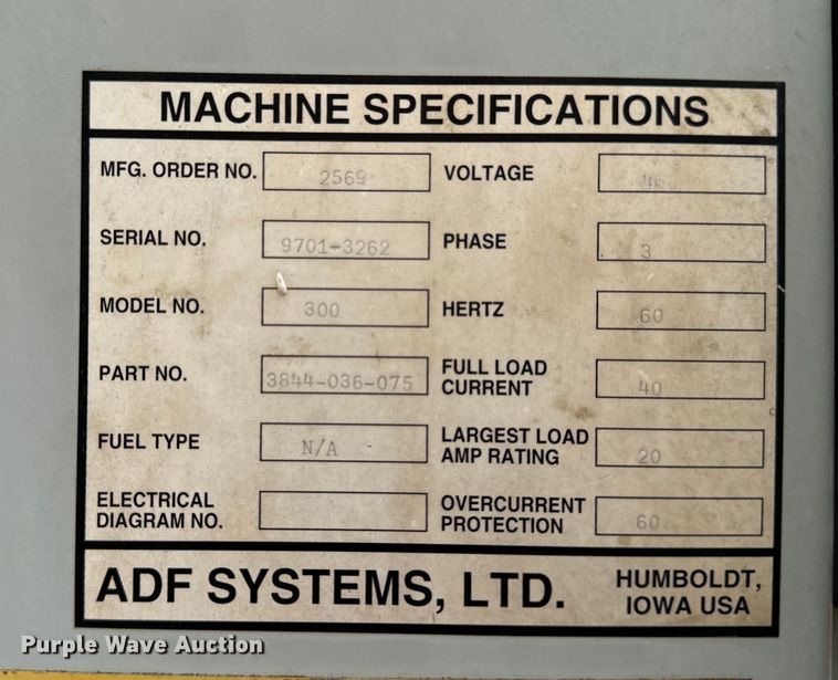 image for item EH4385 ADF Systems  300 parts washer