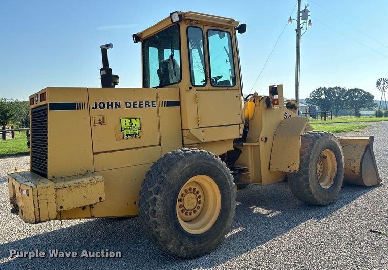 image for item EH6989 1988 John Deere 544E wheel loader