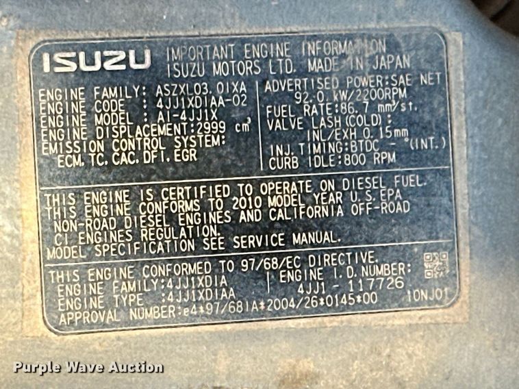 image for item EJ8915 IHI  IC50  track carrier with digger derrick 