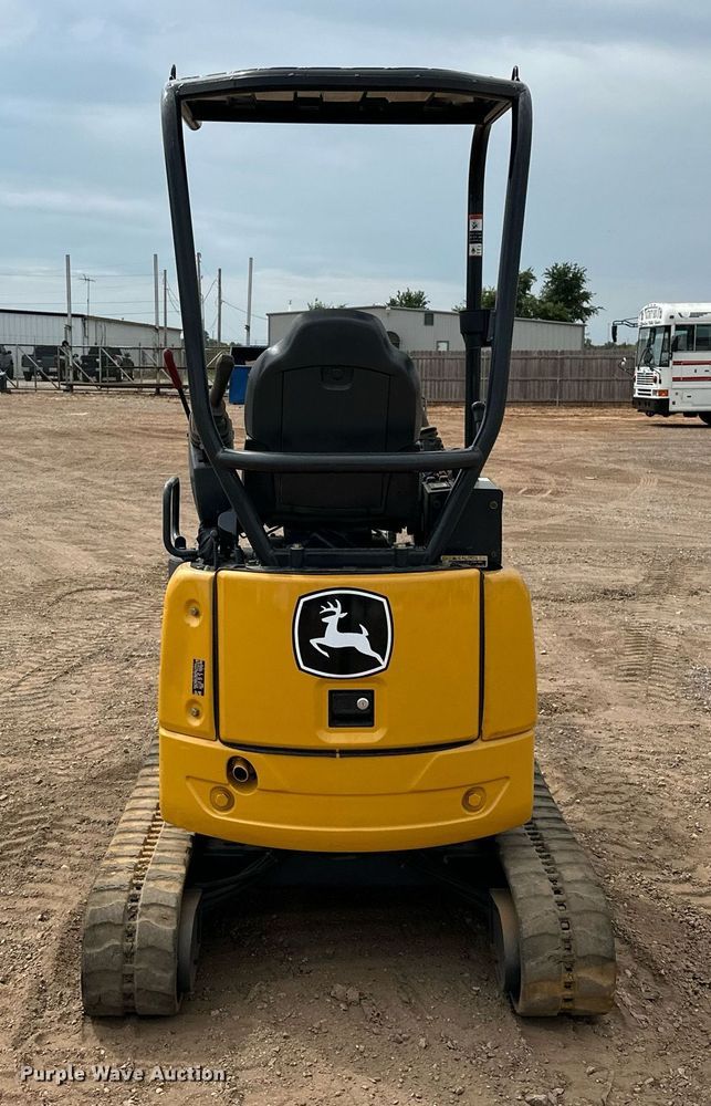 image for item EJ8967 2016 John Deere 17G mini excavator