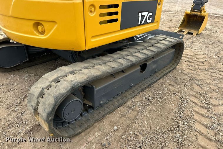 image for item EJ8967 2016 John Deere 17G mini excavator