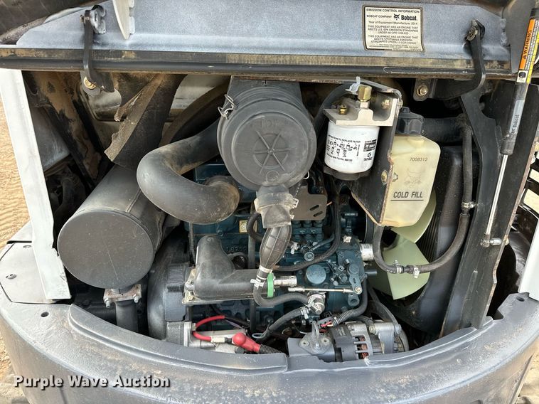 image for item EJ8969 2014 Bobcat E35 mini excavator