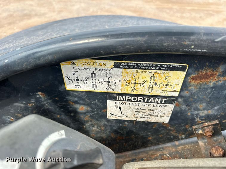 image for item EJ8970 2011 Hitachi  Zaxis 35U-3 mini excavator