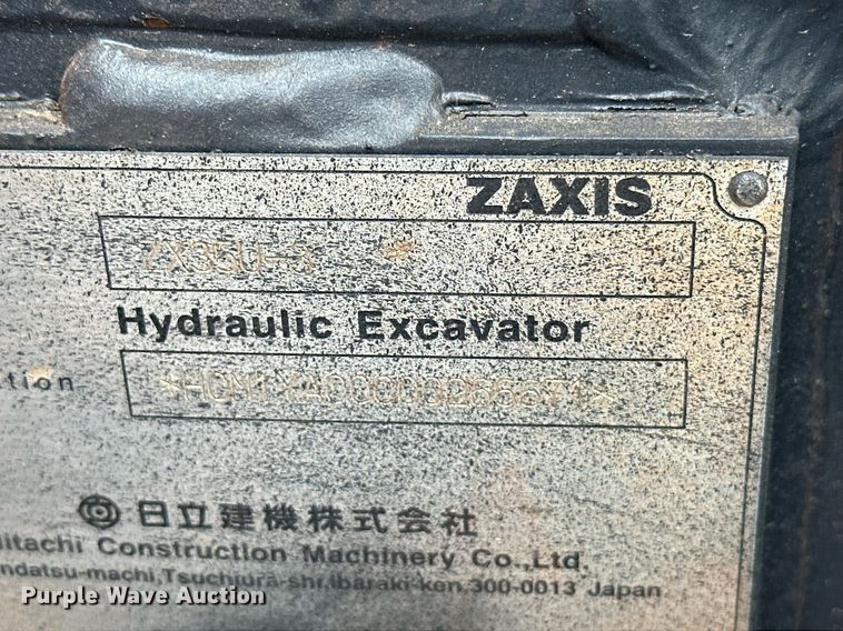 image for item EJ8970 2011 Hitachi  Zaxis 35U-3 mini excavator