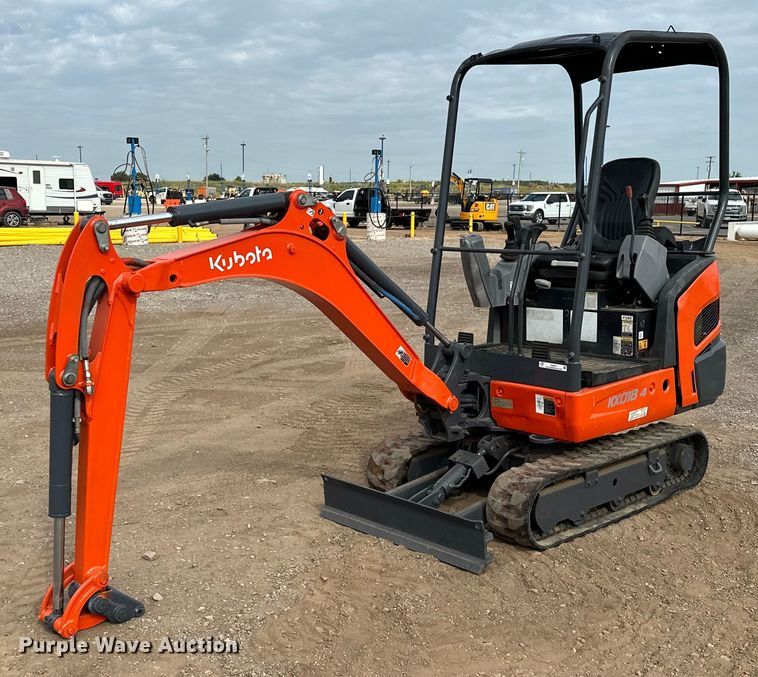image for item EJ8971 2014 Kubota  KX018-4 mini excavator