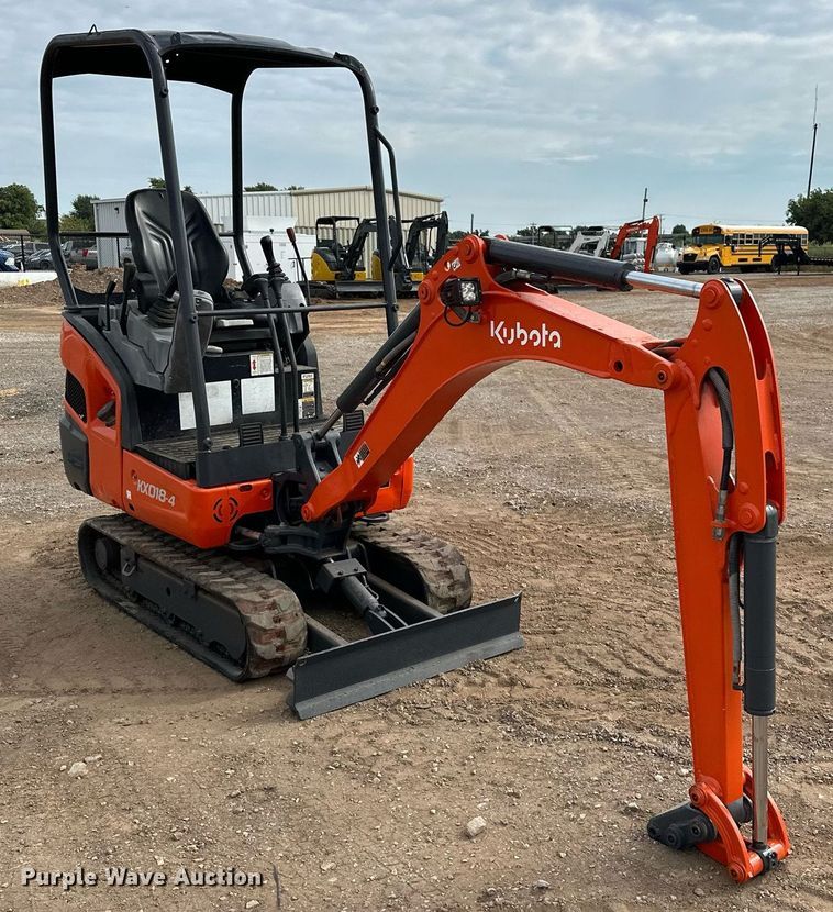 image for item EJ8971 2014 Kubota  KX018-4 mini excavator