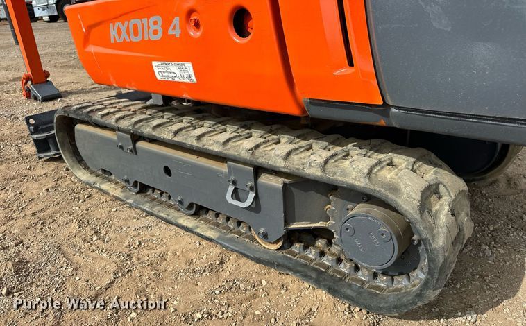 image for item EJ8971 2014 Kubota  KX018-4 mini excavator