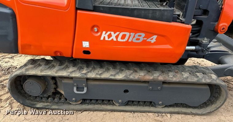 image for item EJ8971 2014 Kubota  KX018-4 mini excavator