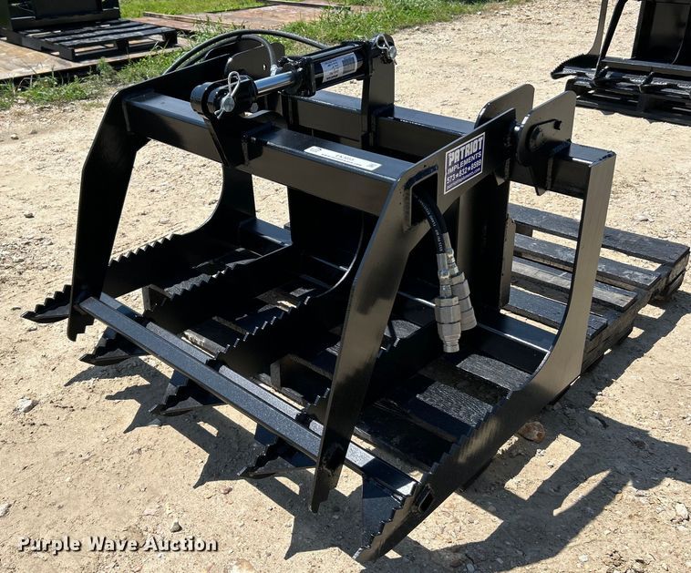 image for item EK3055 Patriot Implements  compact utility loader rock grapple bucket