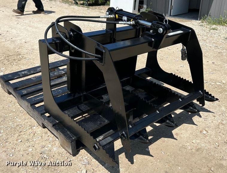 image for item EK3055 Patriot Implements  compact utility loader rock grapple bucket