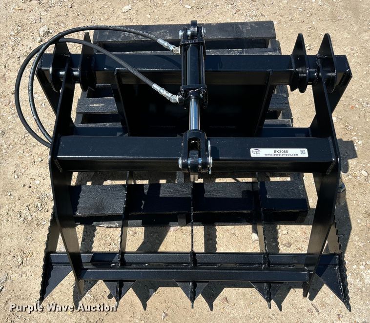 image for item EK3055 Patriot Implements  compact utility loader rock grapple bucket