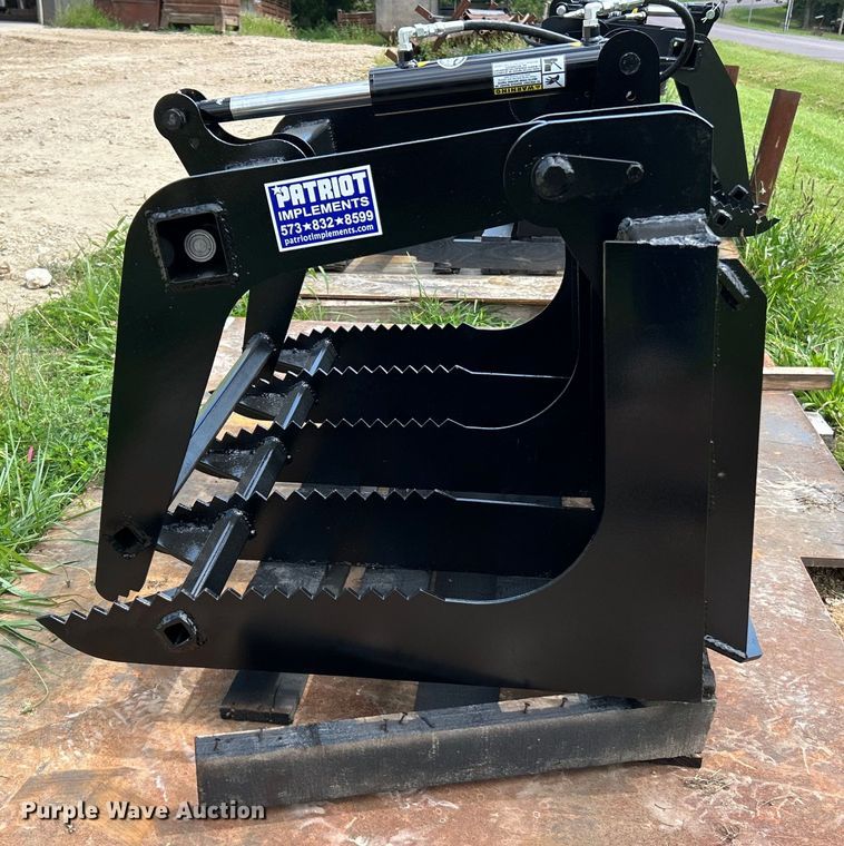 image for item EK3059 Patriot Implements skid steer rock grapple bucket