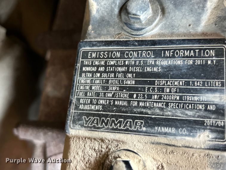 image for item EK3247 2011 Takeuchi  TB235 mini excavator