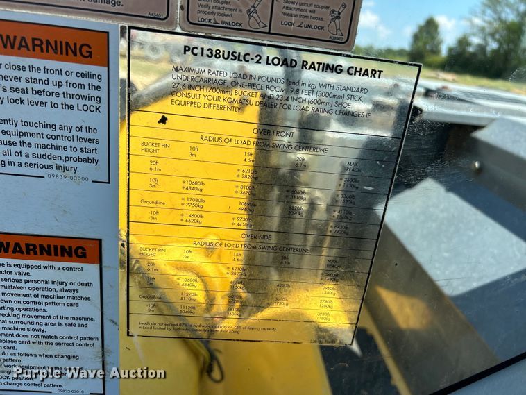 image for item EK3248 2006 Komatsu  PC138USLC-2E0 excavator