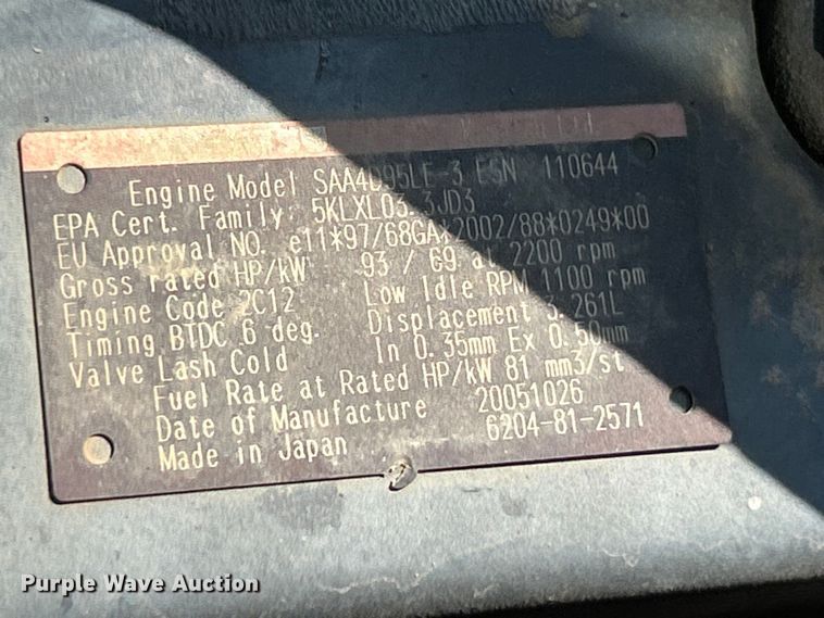 image for item EK3248 2006 Komatsu  PC138USLC-2E0 excavator