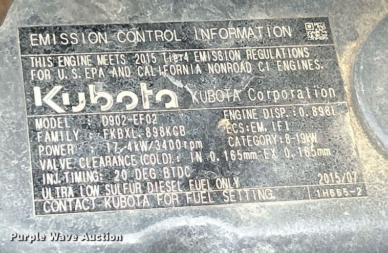 image for item EK3273 2015 Toro TX525 compact utility loader