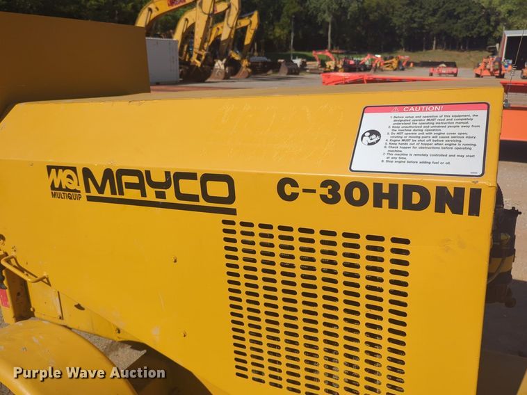 image for item EQ2025 Mayco C-30HDNI concrete pump