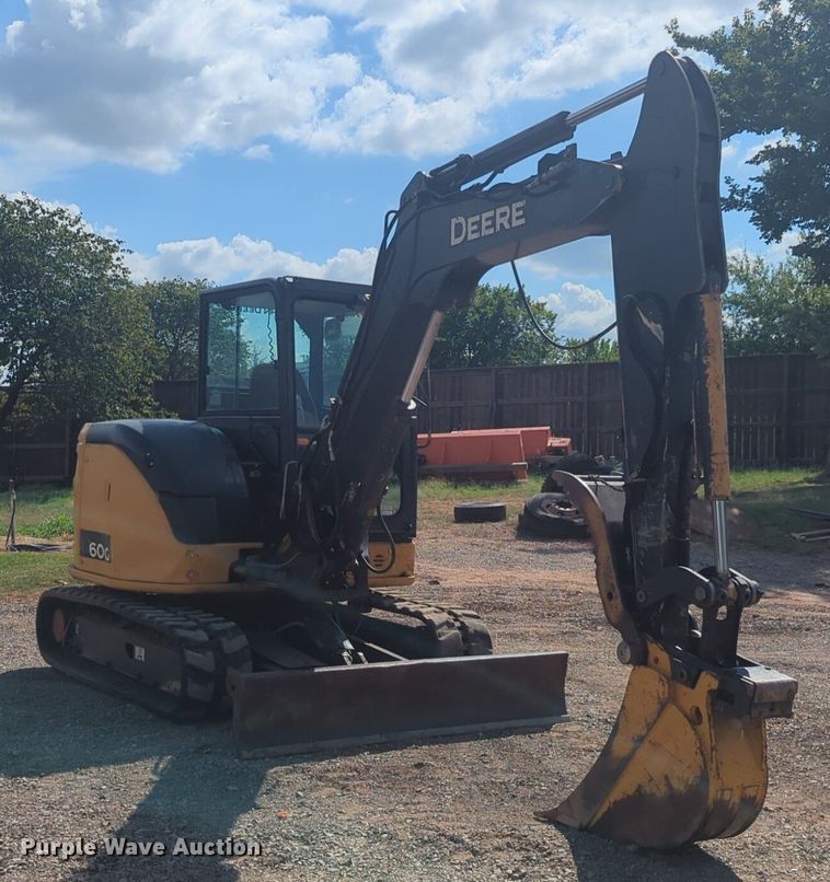 image for item EQ2049 2018 John Deere 60G mini excavator