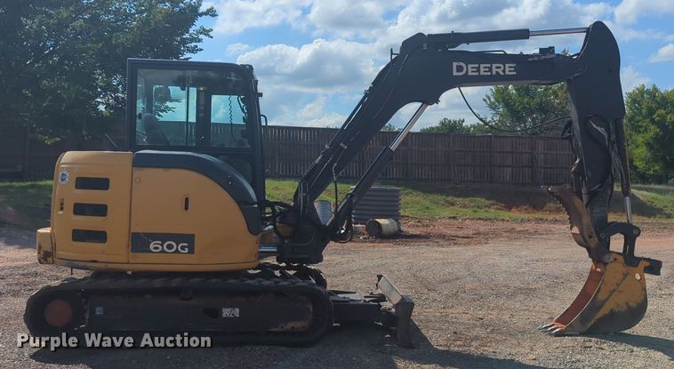 image for item EQ2049 2018 John Deere 60G mini excavator