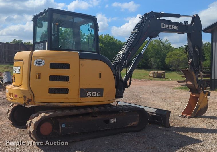 image for item EQ2049 2018 John Deere 60G mini excavator