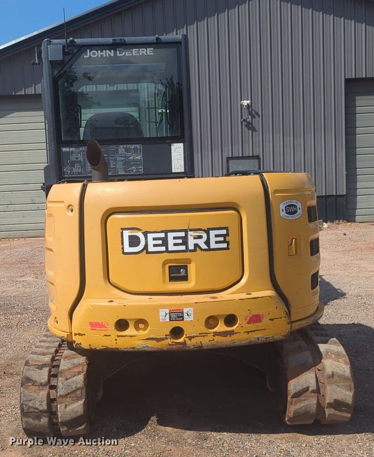 image for item EQ2049 2018 John Deere 60G mini excavator