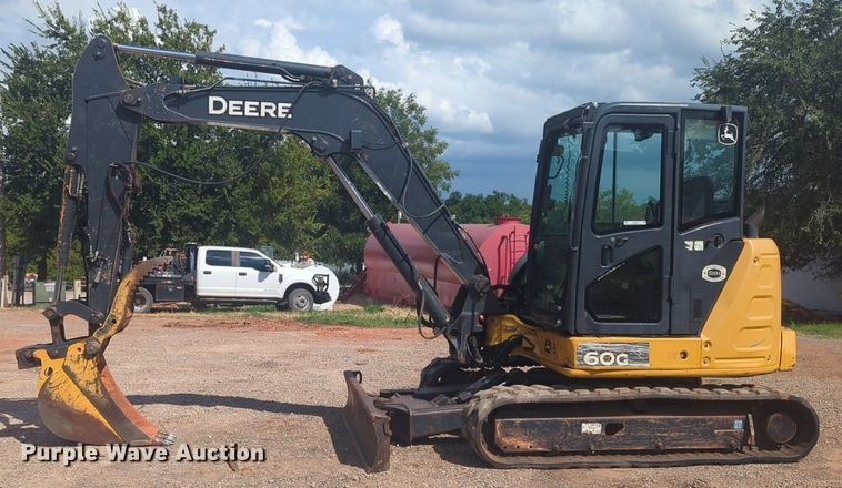 image for item EQ2049 2018 John Deere 60G mini excavator