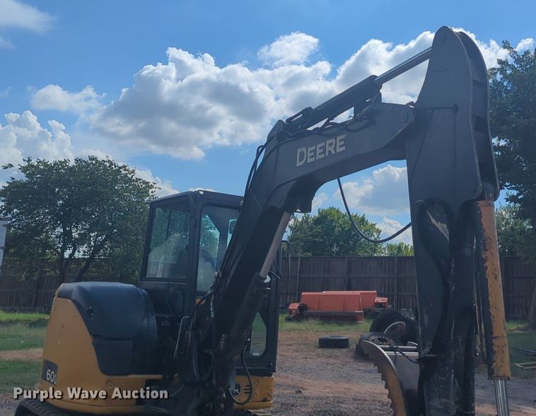 image for item EQ2049 2018 John Deere 60G mini excavator