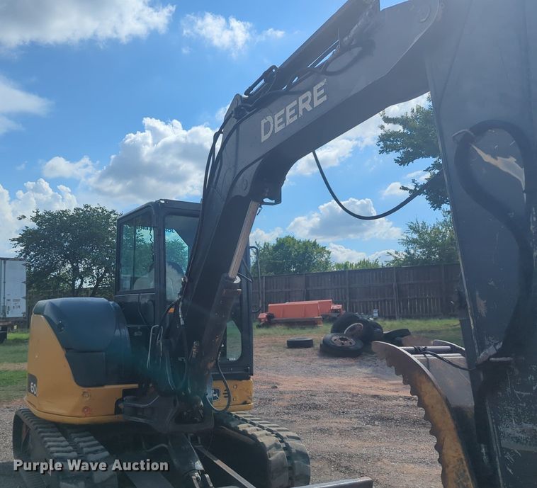 image for item EQ2049 2018 John Deere 60G mini excavator