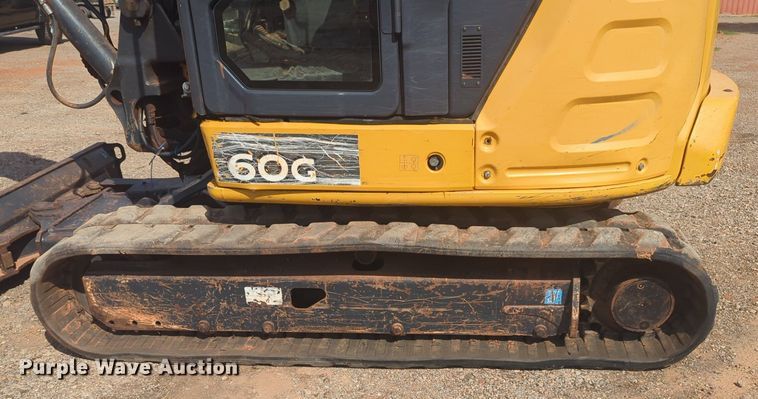 image for item EQ2049 2018 John Deere 60G mini excavator