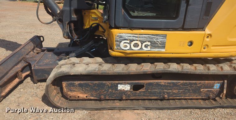 image for item EQ2049 2018 John Deere 60G mini excavator