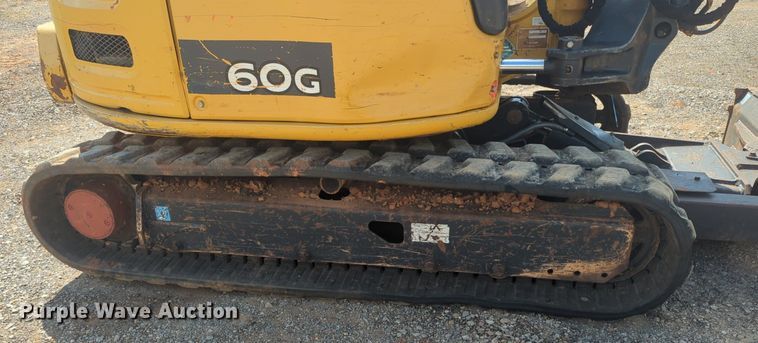 image for item EQ2049 2018 John Deere 60G mini excavator