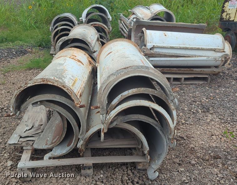 image for item EQ2060 Approximately 40 concrete chute extensions