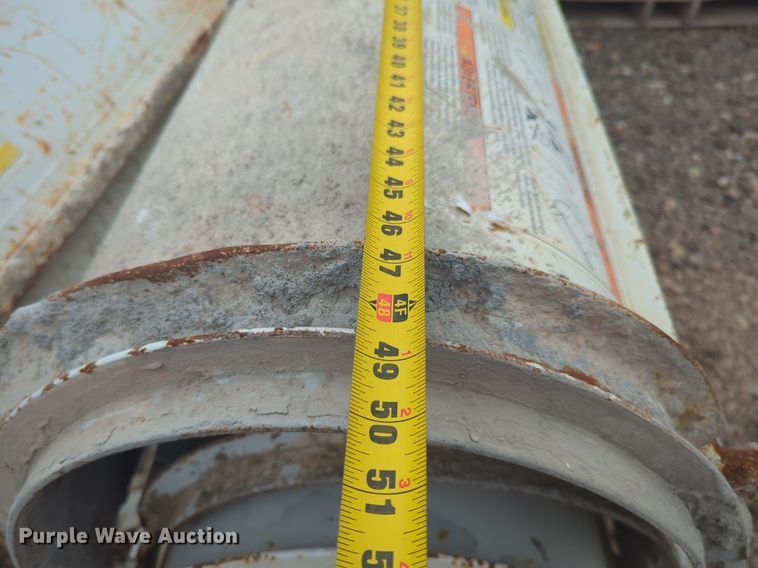 image for item EQ2060 Approximately 40 concrete chute extensions