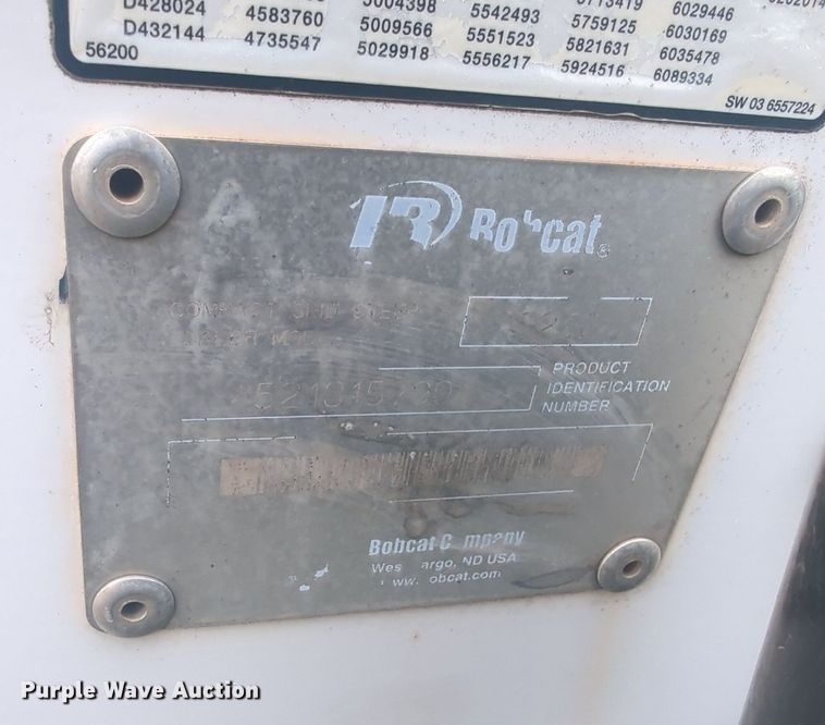 image for item EQ2061 (2) Bobcat S250 skid steer loaders