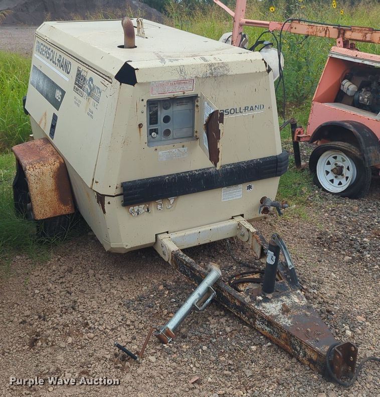 image for item EQ2070 1997 Ingersoll Rand  185 air compressor