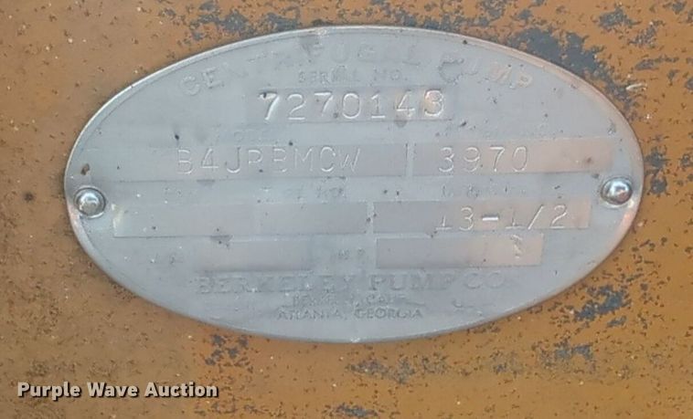 image for item EQ2107 Berkley 840 irrigation pump