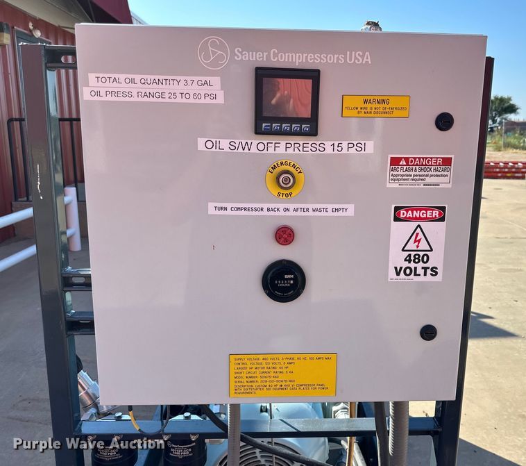 image for item IB9485 2018 Sauer 121L air compressor