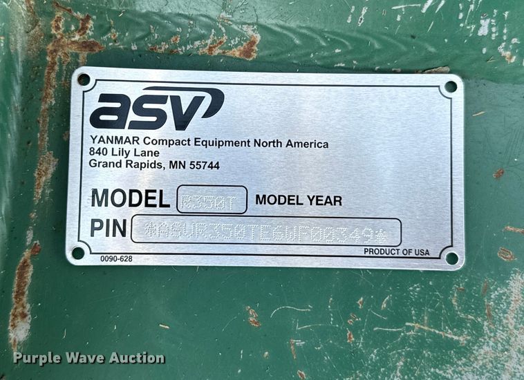 image for item IE9040 2016 ASV R350T forestry tracked skid steer loader