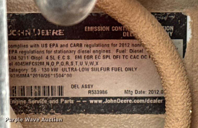 image for item IE9043 2012 Manitou MT8044XT telehandler