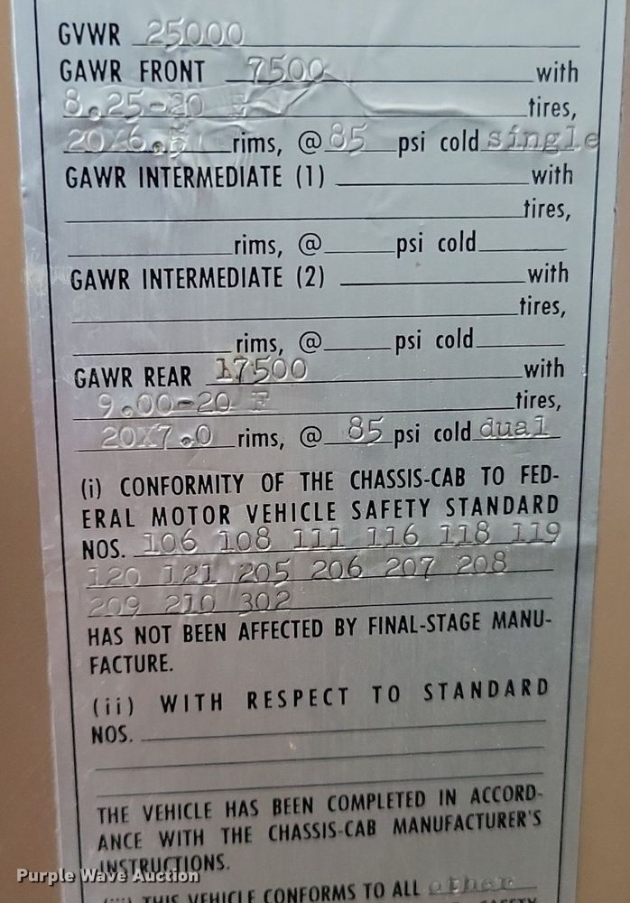 image for item KA9860 1983 International Harvester S Series 1754 utility / service truck