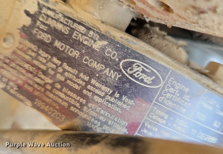 image for item KA9862 1994 Ford L8000 dump truck