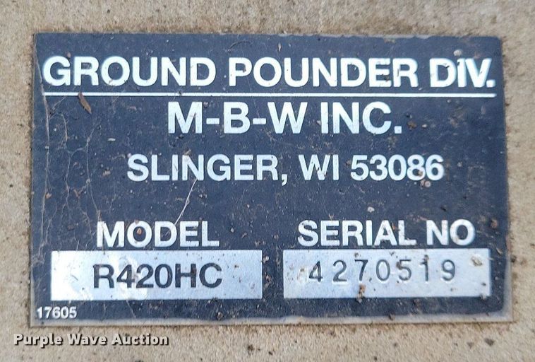 image for item KA9864 (2) Ground Pounder plate compactors