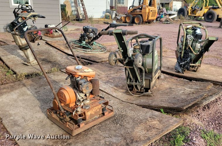 image for item KA9865 (4) plate compactors