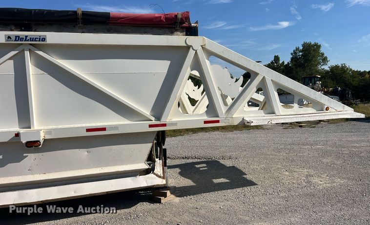 image for item LC9043 2014 DeLucio bottom dump trailer