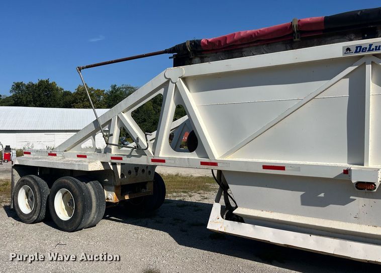 image for item LC9043 2014 DeLucio bottom dump trailer