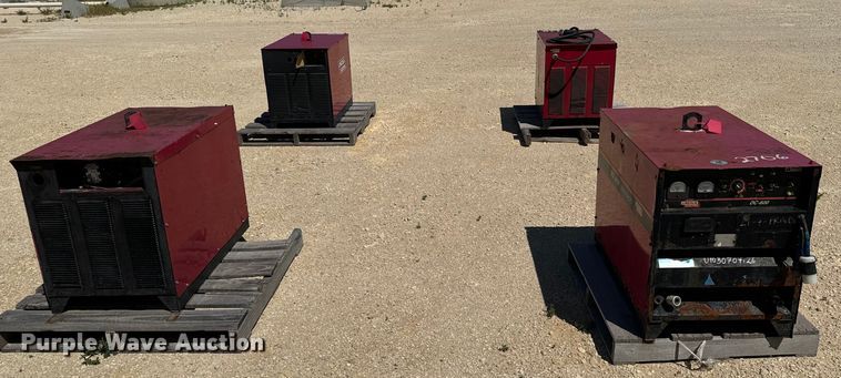 image for item LF9991 (4) Lincoln Electric DC600 welders