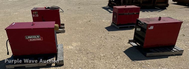 image for item LF9991 (4) Lincoln Electric DC600 welders